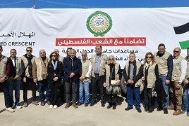 الجامعة العربية تطلق قافلة مساعدات لدعم ومساندة أهالي غزة