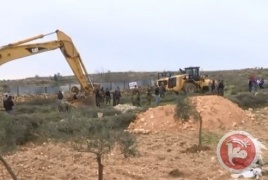 الاحتلال يستولي على أرض لشق طريق استيطاني شمال غرب نابلس