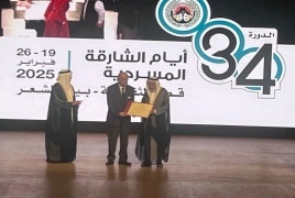 الشارقة تكرم الفنان السوري القدير أسعد فضة