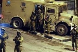 قوات الاحتلال تعتقل 8 مواطنين من محافظة نابلس 