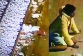  رجل مخمور ينجو بأعجوبة من موت محقق في مشهد يحبس الأنفاس بيرو.