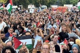 تواصل الاحتجاجات المطالبة بالإفراج عن الطالب الفلسطيني محمود خليل في عديد المدن الأميركية