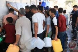وضع إنساني حرج 10% من اهالي غزة يحصلون على مياه شرب آمنة