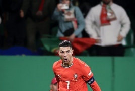 نادي النصر السعودي  يوجه رسالة دعم على هدف كريستيانو رونالدو مع البرتغال
