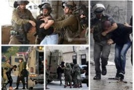 الاحتلال يعتقل 20 مواطنا على الأقل من الضفة