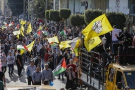جماهير شعبنا في رام الله تحيي يوم الأسير الفلسطيني