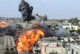 استشهاد 5 مواطنين  ومصابون في قصف الاحتلال وسط وجنوب قطاع غزة .