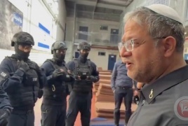 تفاصيل اقتحام المتطرف "بن غفير" لقسم (26) في سجن "عوفر"