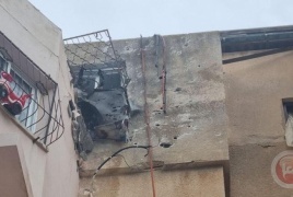 إصابة مبنى في بني براك بتل أبيب وحرائق في حولون وبيتاح تكفا