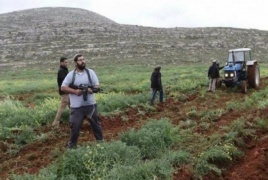 مستوطنون يدمرون شبكة مياه للري جنوب شرق بيت لحم