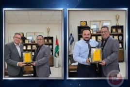 مخابرات بيت لحم تكرم شركة كهرباء القدس تقديراً لدورها الوطني وخدماتها الحيوية