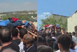 قلقيلية: تشييع جثمان الشهيد طوباسي الى مثواه الاخير