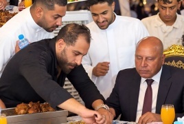 مائدة كامل الوزير تشعل الجدل في مصر.. صور زفاف باذخ تتحول إلى أزمة واعتذار