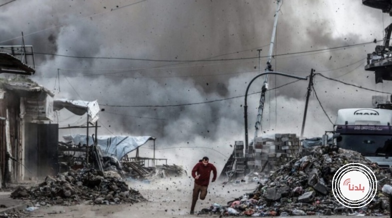 قصف مدفعي ونسف منازل وراء الخط الأصفر بغزة وجباليا