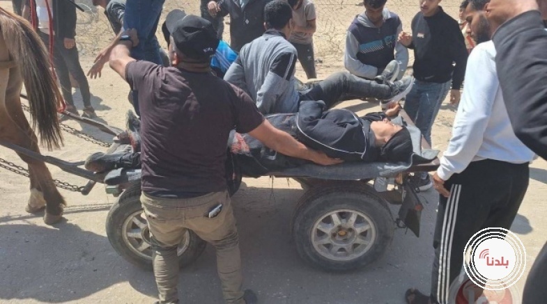 ستة جرحى بغارة على دير البلح وشهيد متأثر باصابته بخان يونس