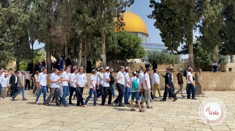بحجة الاعياد اليهودية.. مستوطنون يقتحمون المسجد الأقصىره