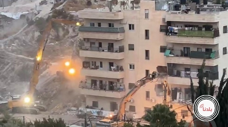 القدس.. جيش الاحتلال يهدم بناية سكنية في الطور