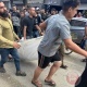 شهيدة واصابات بغارة اسرائيلية على حي الرمال بمدينة غزة