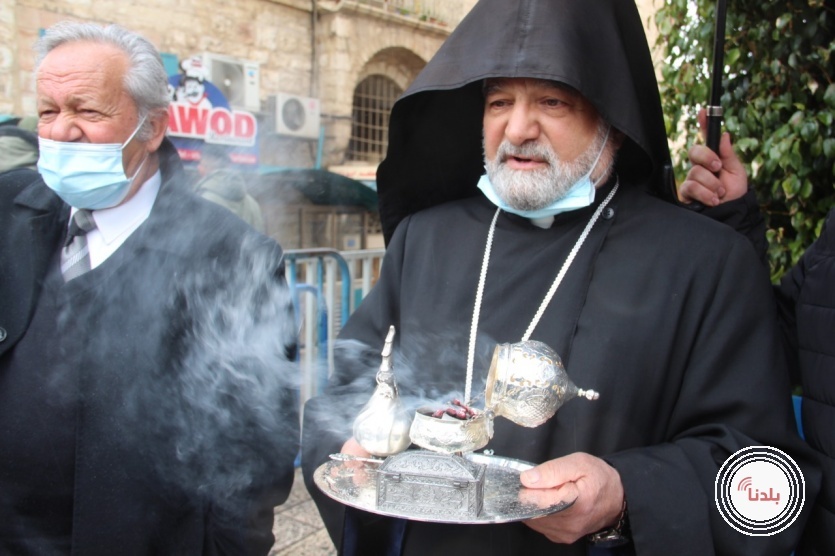 بيت لحم تحتفل بعيد الميلاد المجيد حسب التقويم الأرمني