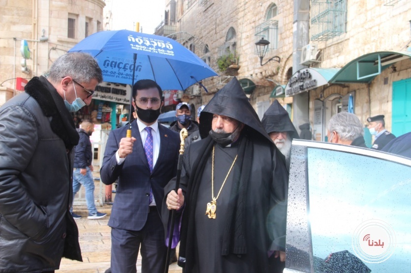 بيت لحم تحتفل بعيد الميلاد المجيد حسب التقويم الأرمني