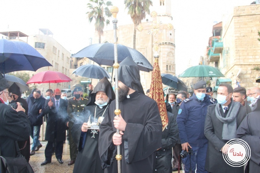 بيت لحم تحتفل بعيد الميلاد المجيد حسب التقويم الأرمني