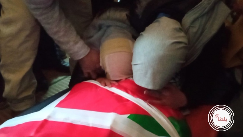 تشييع جثمان الشهيد داود الخطيب في بيت لحم