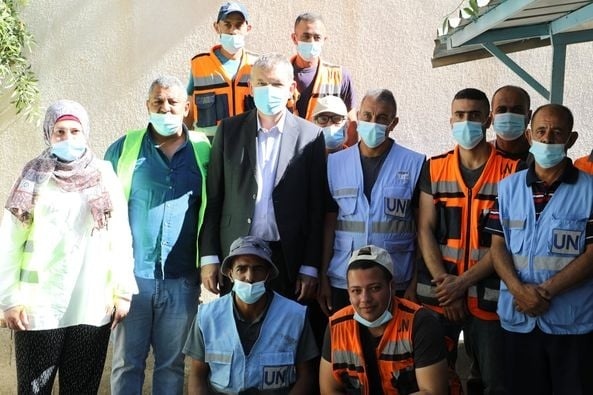  المفوض العام للأونروا السيد فيليب لازاريني يزور الاراضي الفلسطينية