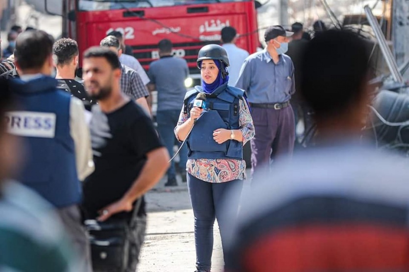 صور-  تكشف حجم المعاناة التي كانوا يعانون منها الصحفيين خلال العداون الإسرائيلي