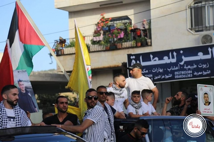 بلدنا-  بلدة حوسان تستقبل اسيرين محررين امضيا ٨ سنوات ونصف بالاسر