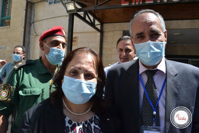 وزيرة الصحة تزور محافظة بيت لحم  للاطلاع على الاوضاع الصحية