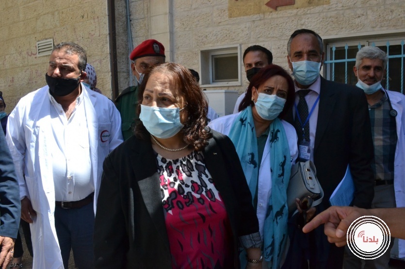 وزيرة الصحة تزور محافظة بيت لحم  للاطلاع على الاوضاع الصحية