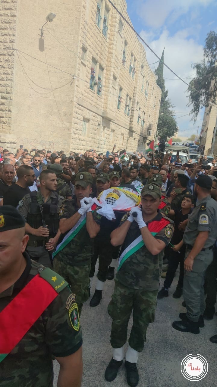 جماهير بيت لحم تشييع وتودع جثمان الشهيد حسين مسالمة إلى مثواه الأخير