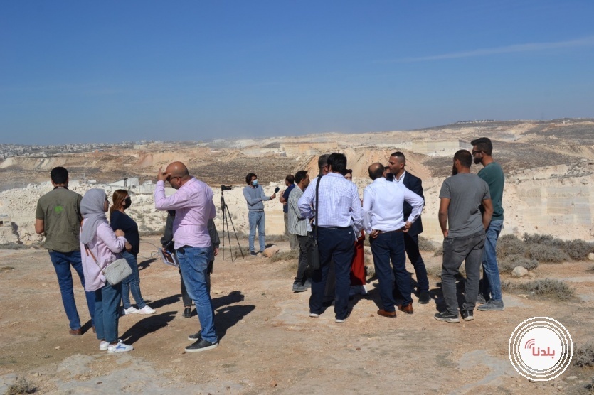  ائتلاف المؤسسات الأهلية الزراعية ينظم جولة صحفية في محافظة الخليل