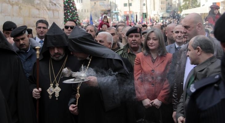  الكنيسة الأرمنية تحتفل بعيدي الميلاد والغطاس