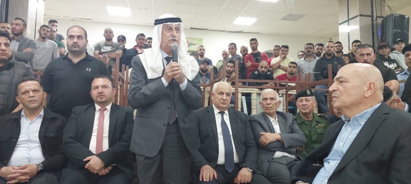 وزير الداخلية ووجهاء محافظة بيت لحم يزورون بيت ساحور 