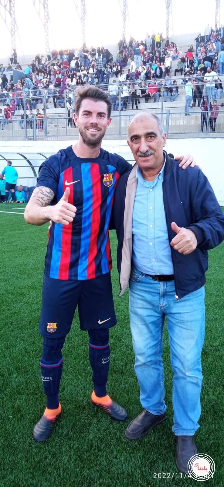 فوز قدامى برشلونة على قدامى بيت ساحور