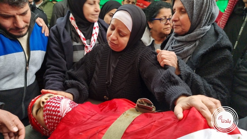 تشييع جثمان الشهيد عياد في بيت لحم