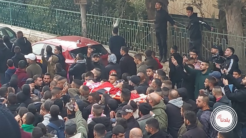 تشييع جثمان الشهيد الطفل عمرو الخمور في بيت لحم