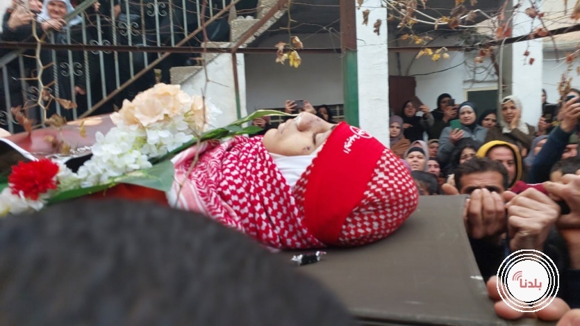 تشييع جثمان الشهيد الطفل عمرو الخمور في بيت لحم