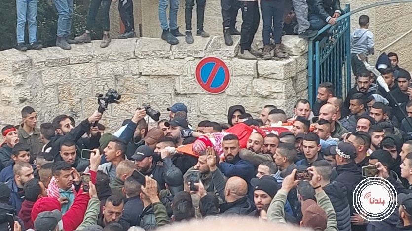 تشييع جثمان الشهيد الطفل عمرو الخمور في بيت لحم