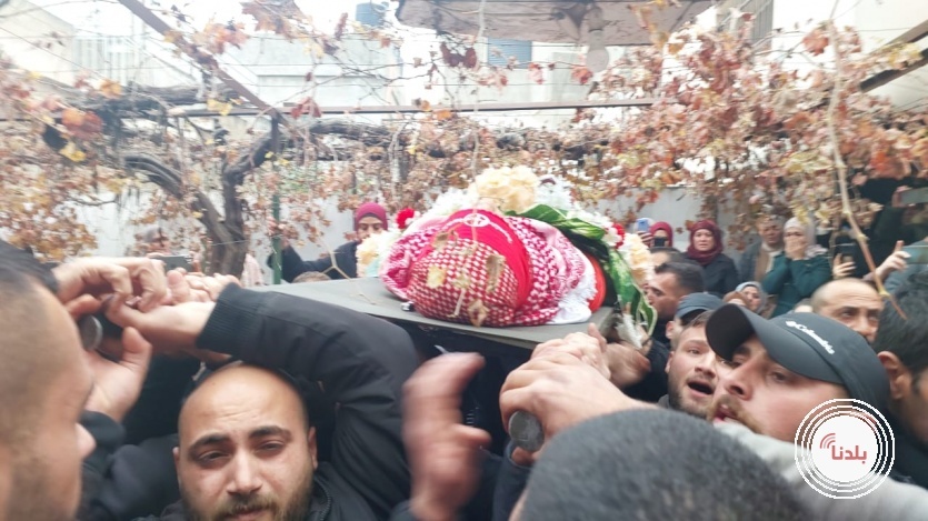 تشييع جثمان الشهيد الطفل عمرو الخمور في بيت لحم