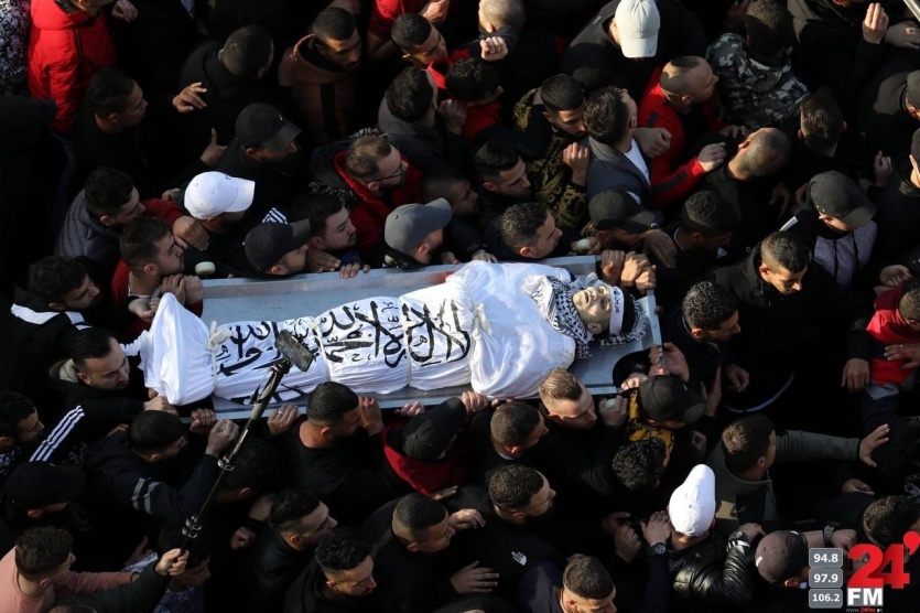 جماهير غفيرة تُشيّع جثامين شهداء نابلس