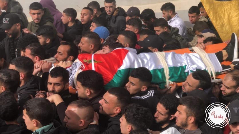  تشييع جثمان الشهيد محمد حدوش إلى مثواه الأخير في مخيم العروب بمراسم عسكرية