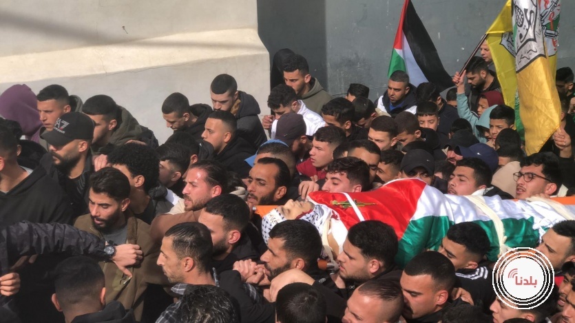  تشييع جثمان الشهيد محمد حدوش إلى مثواه الأخير في مخيم العروب بمراسم عسكرية