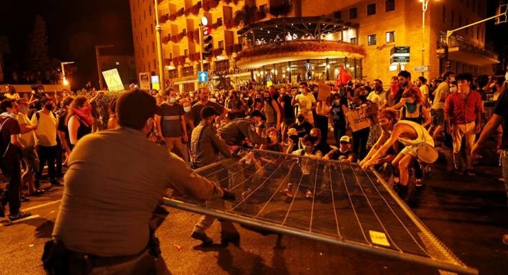 للأسبوع الـ32 على التوالي استمرار الاحتجاجات في إسرائيل ضد نتنياهو