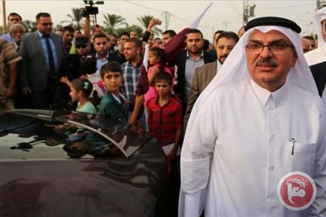 العمادي يصل قطاع غزة