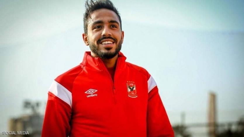 لاعب الأهلي المصري محمود كهربا