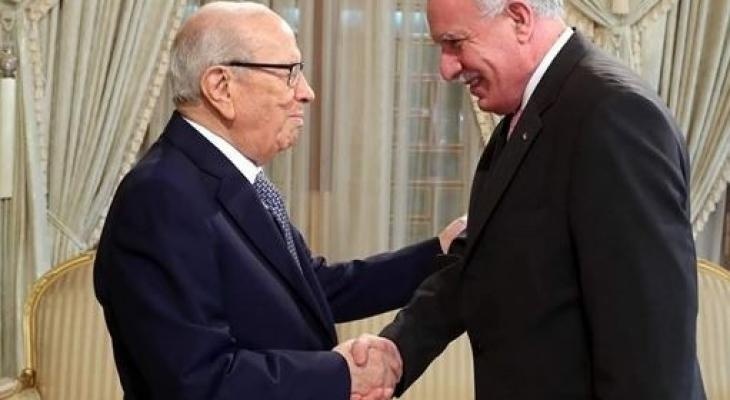 المالكي يطلع نظيره التونسي على آخر المستجدات في فلسطين