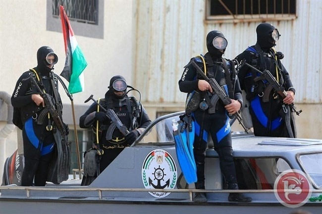 الشرطة البحرية في قطاع غزة