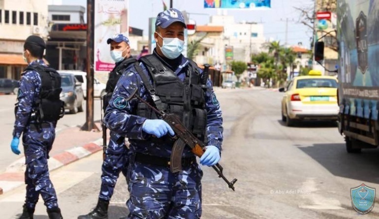 الشرطة الفلسطينينة